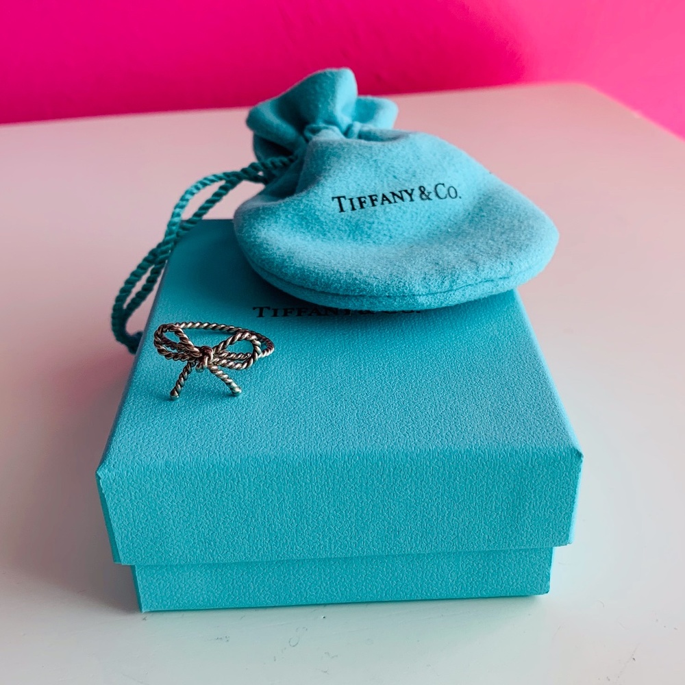 Tiffany & Co. Retired Silver Medium Bow Ring